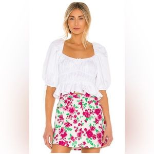 For Love And Lemons Jackson Crop Top Size S